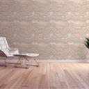 Papel pintado tejido-no tejido jaspeado beige-gris - papel pintado aspecto piedra malaquita oro