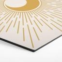 Wanddecoratie Gouden zonnestralen - KsanaKalpa - Aluminium Dibond