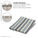 Homing Vorhang mit verdeckten Schlaufen Adwin blau -  2.45 x 1.4 m