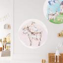 Sticker mural Kvilis - Ferme - Une oie sur le dos d'une chèvre