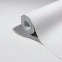 Papel pintado no tejido aspecto hormigón liso moderno mate en blanco 