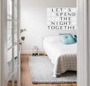 Zelfklevende Poster Let's spend the night together