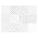 Azulejos Adhesivos formas - gris - lote de 12