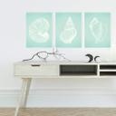 Wanddecoratie set Beach collage 02 (3 delen)