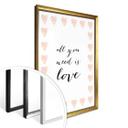 Póster de Confetti & Cream - All you need is love (Todo lo que necesitas es amor)