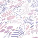 Blomstret tapet til børneværelset i lilla og rosa, flot non-woven tapet Made in Germany 