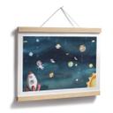 Plakat Rumeventyr med astronauter - Oliver Robins