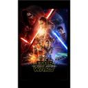 Tapetpanel i fleece -  Star Wars EP7 Official Movie Poster