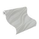 Bølgetapet, non-woven tapet Sky Lounge sølvgrå