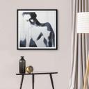 Póster Schmucker - Karla - Blanco y negro - Cuadrado