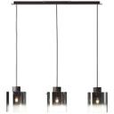 Pendelleuchte Benett, braun, 122 x 90 cm, Glas Pendelleuchte