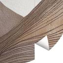 Minimalistisk bjergskitse | Linjekunst Fototapet - Alma - Rund - vliesetapet/selvklæbende non-woven 
