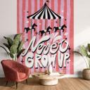 Papel pintado Carrusel infantil - No crezcas nunca - Bloom