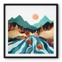 Plakat Bjergland flod - SpaceFrog Designs