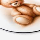 Dibond vægdekoration Lille bamse - Magnusson – print på aluminium (Alu-Dibond)