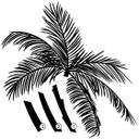 Sticker mural palmier tropical