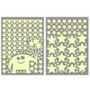 Wallsticker - Selvlysende Monster