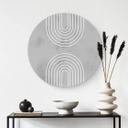 Tableau sur alu-Dibond 1X Studio - Arcs en glace - Rond