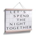 Plakat - Gitter - Let's spend the night together