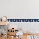 A.S. Création Lovely Kids Frise autocollante enfant - Bleu, Rouge