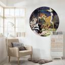 Selvklæbende tapet - Bambi Butterfly - 125 x 125 cm