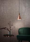 Tekstureret tapet, non-woven Naturlig Opulens i rød, brun