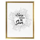Plakat - Here comes the sun 