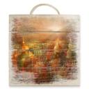 Cuadro de madera Schmucker - La ciudad despierta - 40x41,5 cm