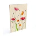 Tableau sur bois Disher - Colourful Poppies
