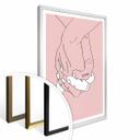Plakat - Kubistika - Hand in hand