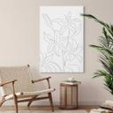 Lienzo 1X Estudio - Line Art Floral - Flores Minimalistas
