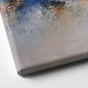 Canvasbillede Blå-gyldent samspil - Fedrau
