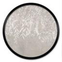 Poster Elegante wilgentakken in beige - Ms Tiff - Rond