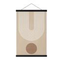Póster de tela Geometría abstracta en equilibrio - Ristova