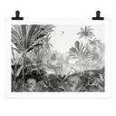 Póster Sir Edward - Paisaje con leopardos blanco y negro