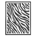Poster Motif zébré