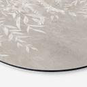 Wanddecoratie Elegante wilgentakken in beige - Ms Tiff - Alu-Dibond Rond
