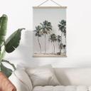 Póster de tela Palmeras tropicales en la playa - Sisi & Seb