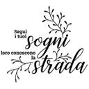 Sticker mural Segui i tuoi sogni loro