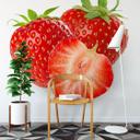 Fotomural fresas - 240x260 cm
