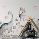 Sticker mural Kvilis - Le monde des dinosaures (19 pièces)