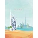 Fotobehang Dubai Strand - Burj Al Arab - Rivers