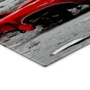 Tableau en verre - Cadillac rouge