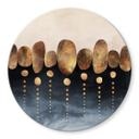 Tableau sur verre Fredriksson - Abstraction naturelle - Rond