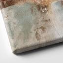 Tableau sur toile Abstrait - Traces dorées dans la lumière du brouillard - Schmucker