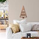 Decoración en madera - Árbol de Navidad Feliz Navidad - madera de caoba