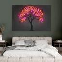 Lienzo árbol con corazones rojos | Neon Design - Mielu