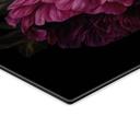 Glasbillede - Blomsterbuket med pæoner - UN Designs