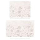 Fotomural floral - flores silvestres en gris tiza - Bloomery Decor