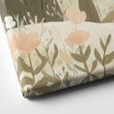 Canvasbillede pastel bjerglandskab med blomster - Treechild
